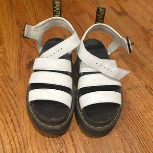 Dr. Marten’s Blaire SoftWair White Platform